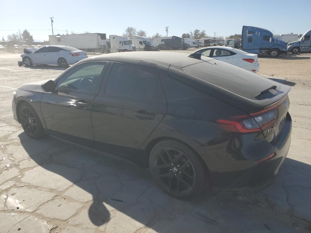 2022 Honda Civic VIN 19XFL2H8XNE017023 Copart auction photo, side damage thumbnail 2