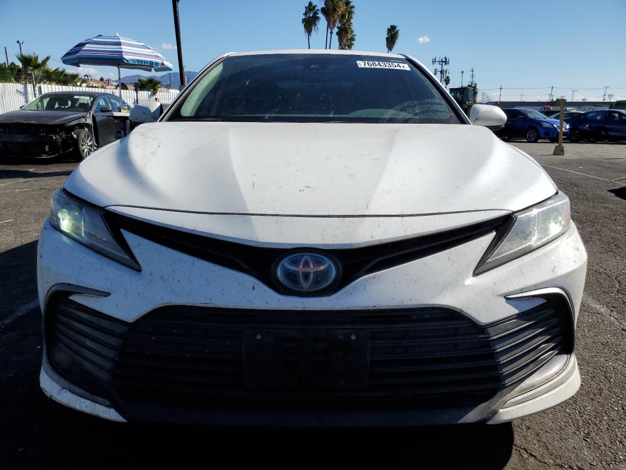 2021 Toyota Camry VIN 4T1C31AK9MU550432 Copart auction photo, rear end / side damage thumbnail 5