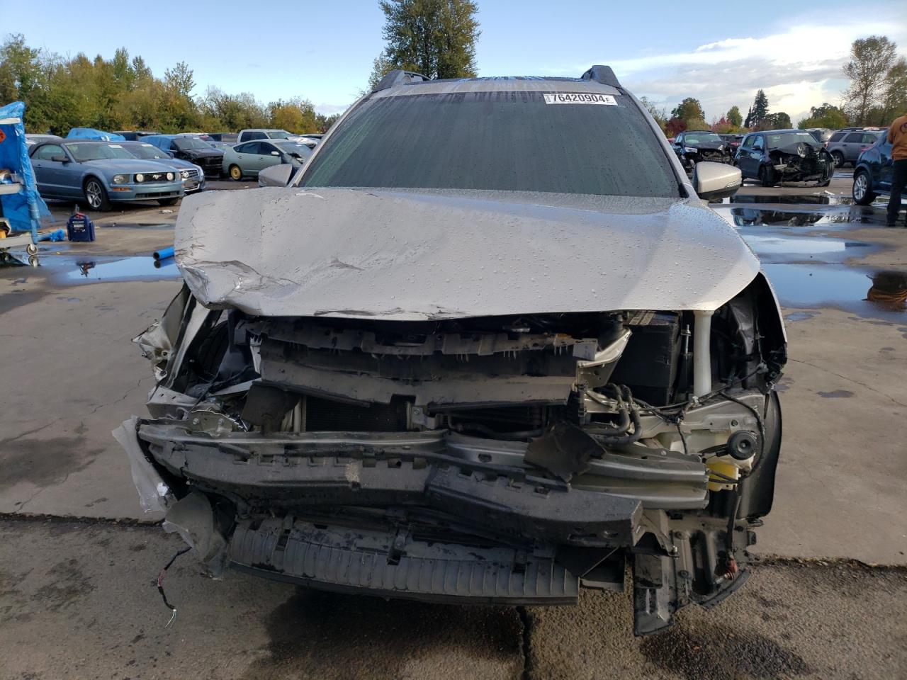 2019 Subaru Outback VIN 4S4BSAHC3K3201380 Copart auction photo, front end damage thumbnail 5