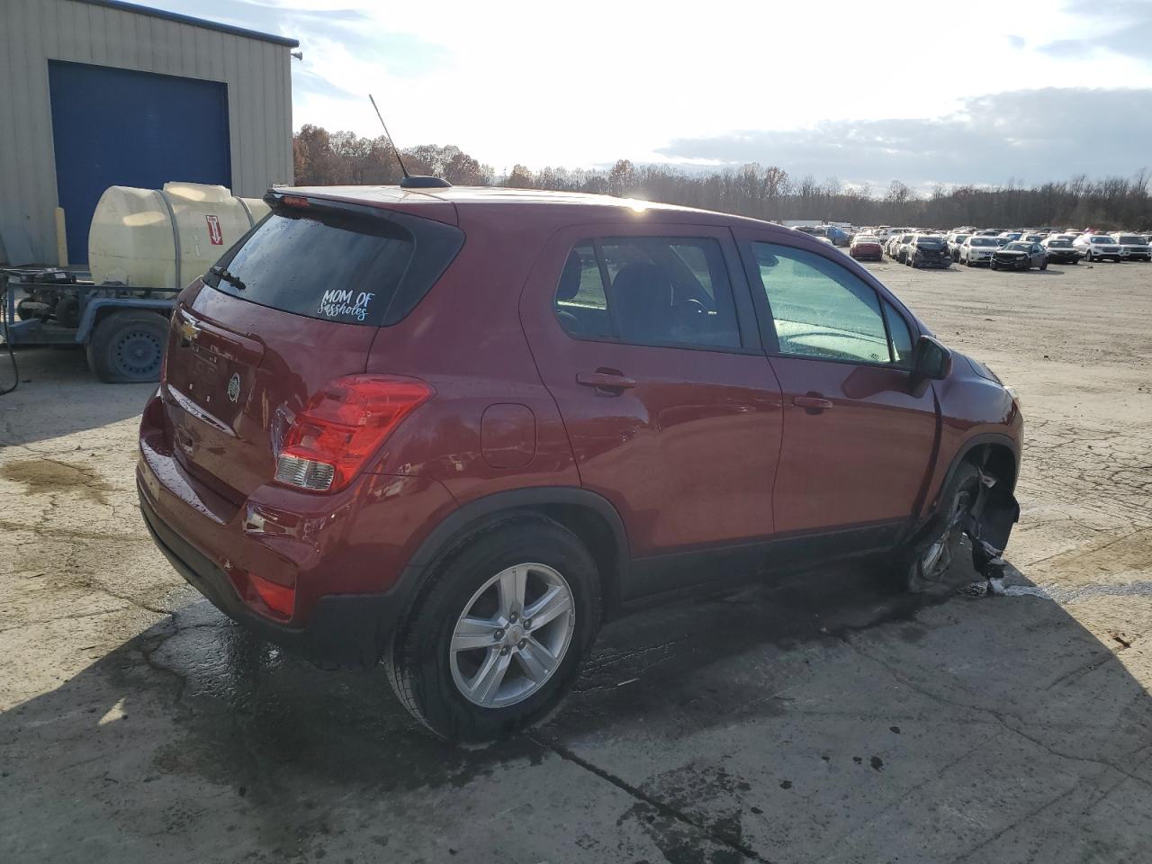 2021 Chevrolet Trax VIN KL7CJKSB4MB330798 Copart auction photo, front end damage thumbnail 3