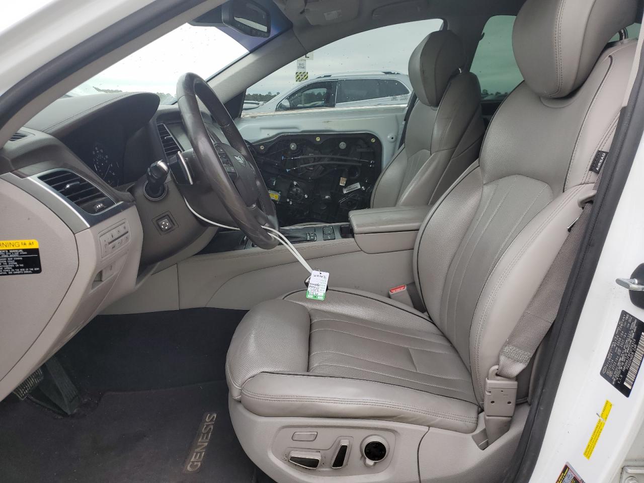 2015 Hyundai Genesis VIN KMHGN4JF6FU074319 Copart auction photo, all over damage thumbnail 7