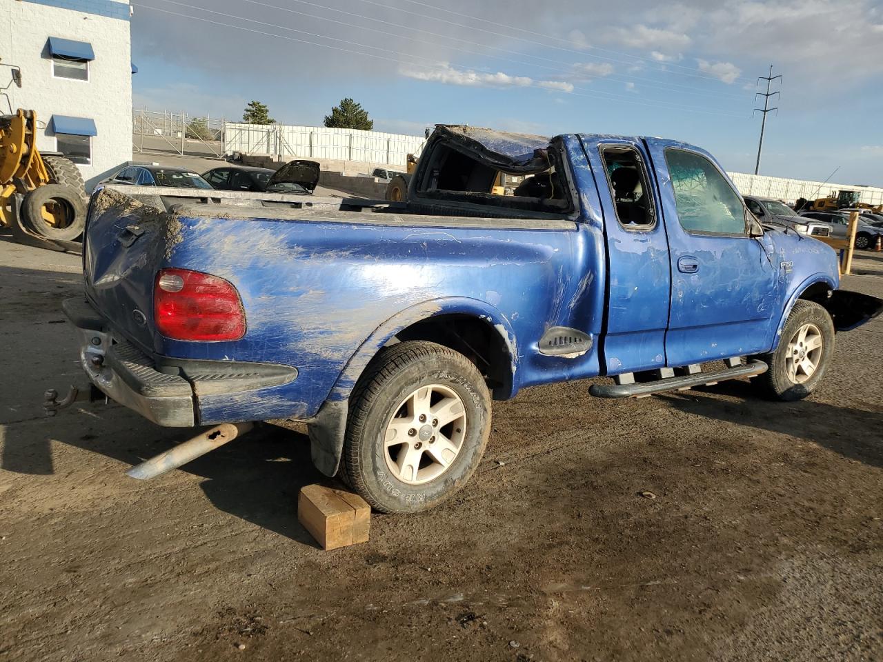 2002 Ford F-150 VIN 1FTRX08L12KA21447 Copart auction photo, rollover damage thumbnail 3