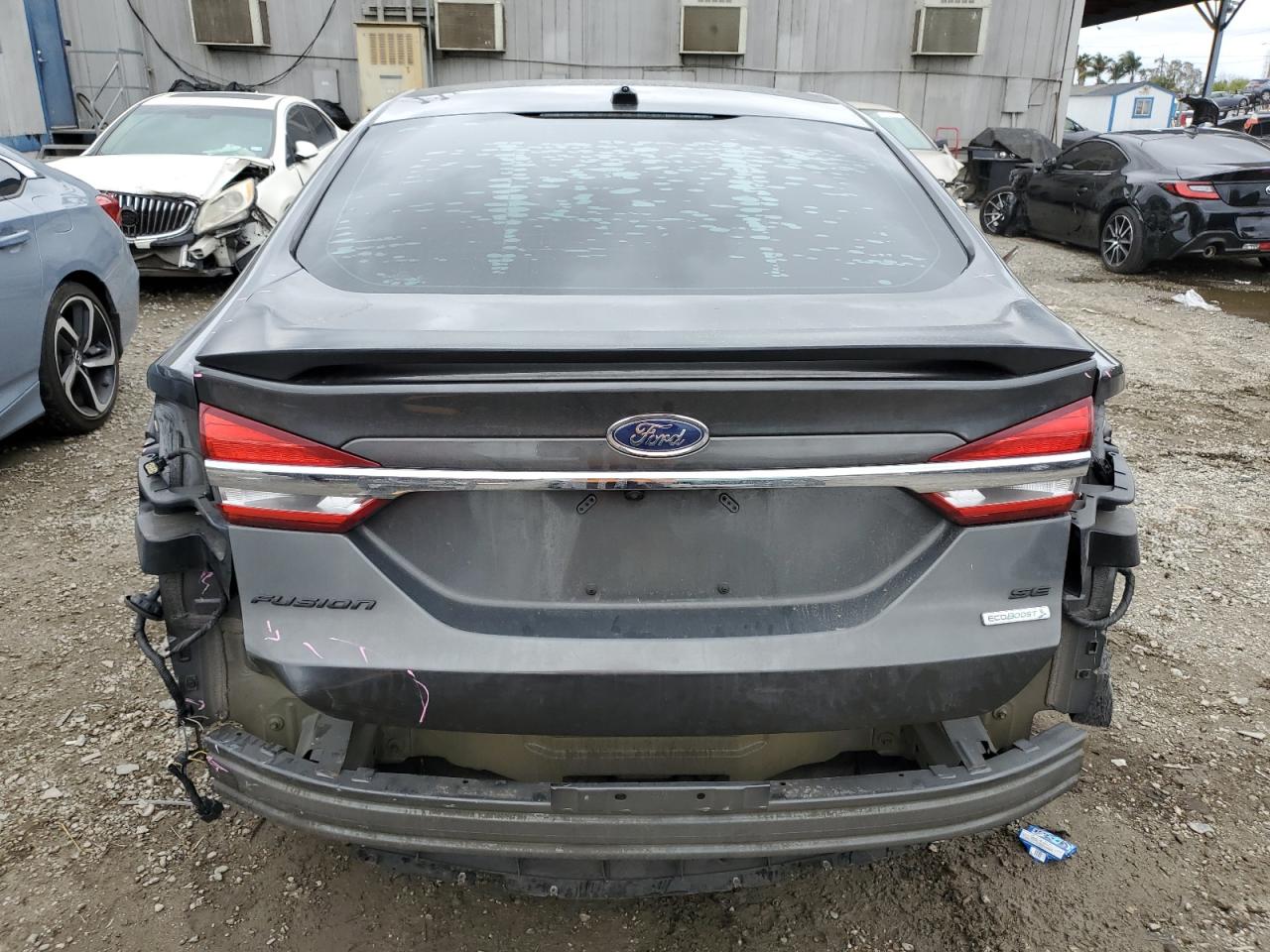2017 Ford Fusion VIN 3FA6P0H92HR119808 Copart auction photo, rear end damage thumbnail 6