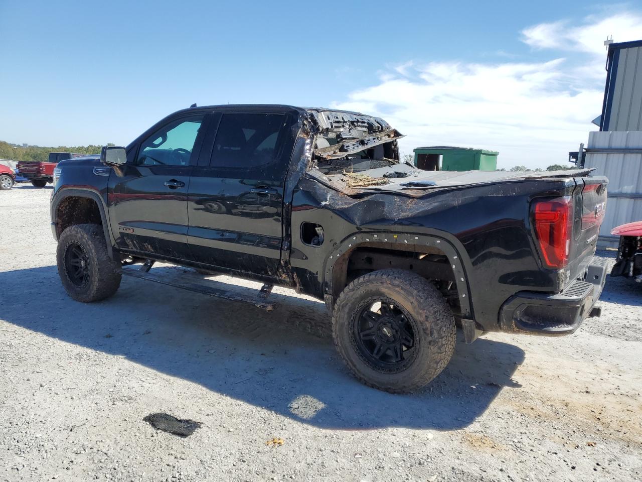 2021 GMC Sierra VIN 1GTP9EEL1MZ227994 Copart auction photo, top/roof damage thumbnail 2