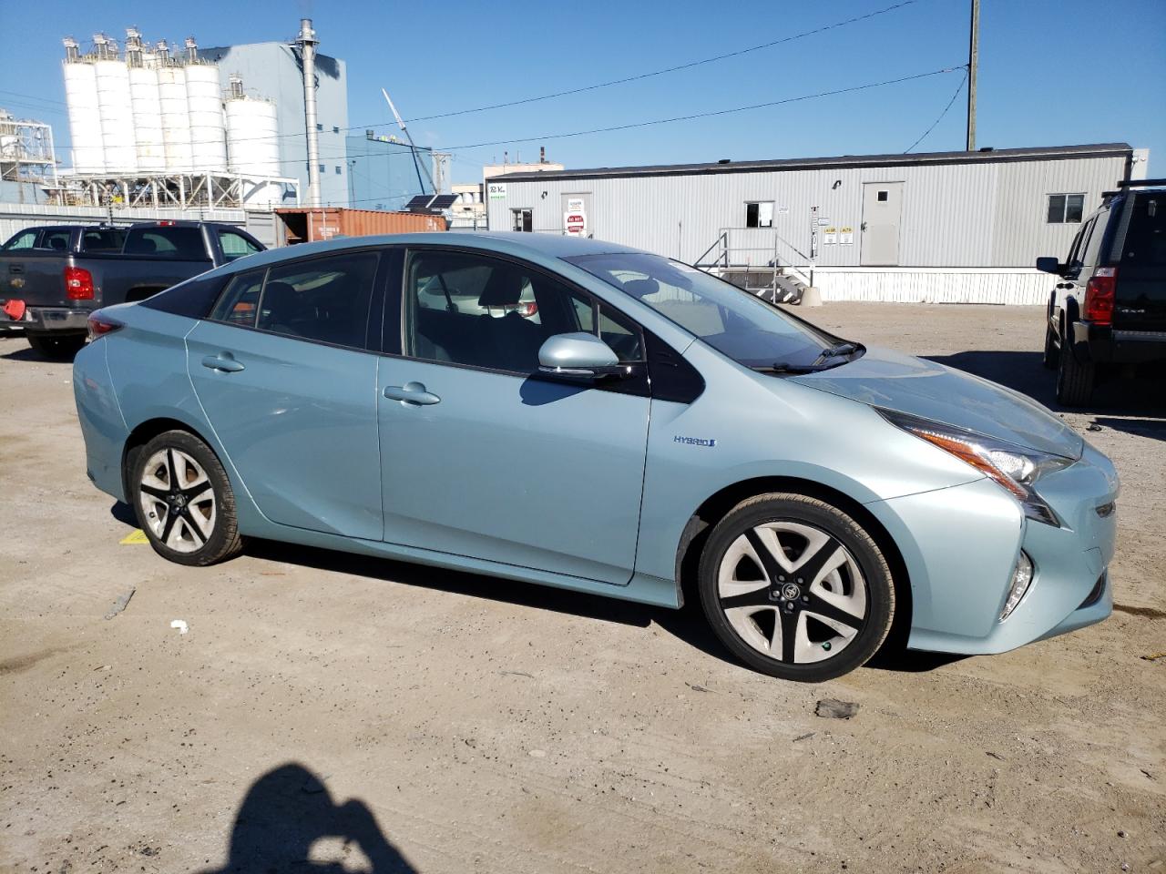 2017 Toyota Prius VIN JTDKARFU5H3530429 Copart auction photo, side / rear end damage thumbnail 4