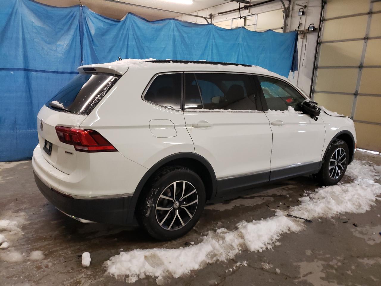 2021 Volkswagen Tiguan VIN 3VV2B7AXXMM157160 Copart auction photo, front end / side damage thumbnail 3