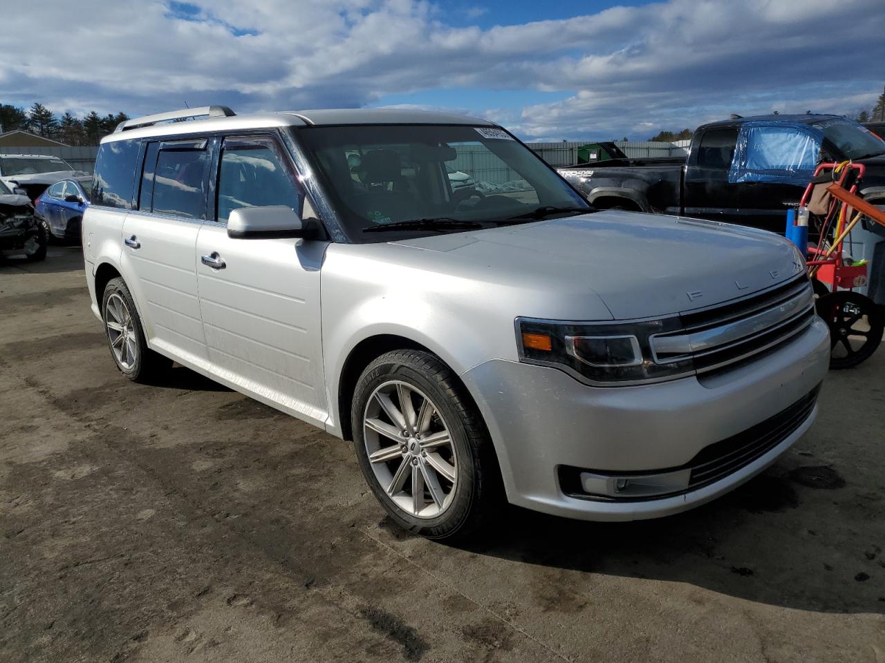2019 Ford Flex VIN 2FMHK6D83KBA36200 Copart auction photo, rear end damage thumbnail 4