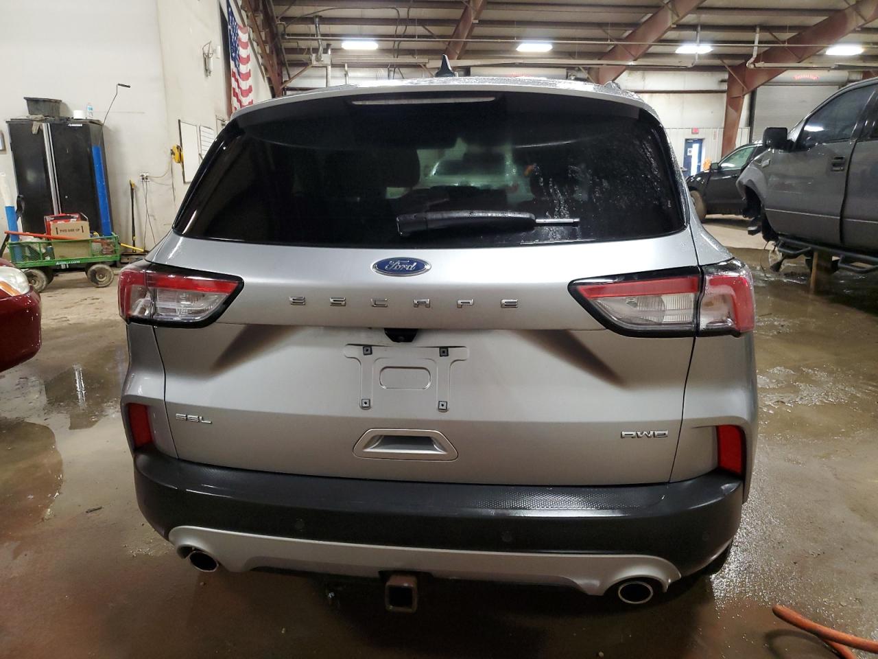 2021 Ford Escape VIN 1FMCU9H66MUA98203 Copart auction photo, side damage thumbnail 6