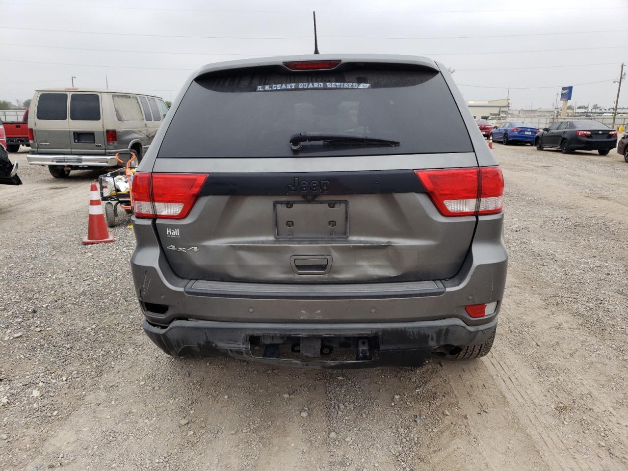 2013 Jeep Grand Cherokee VIN 1C4RJFAG0DC583435 Copart auction photo, rear end damage thumbnail 6