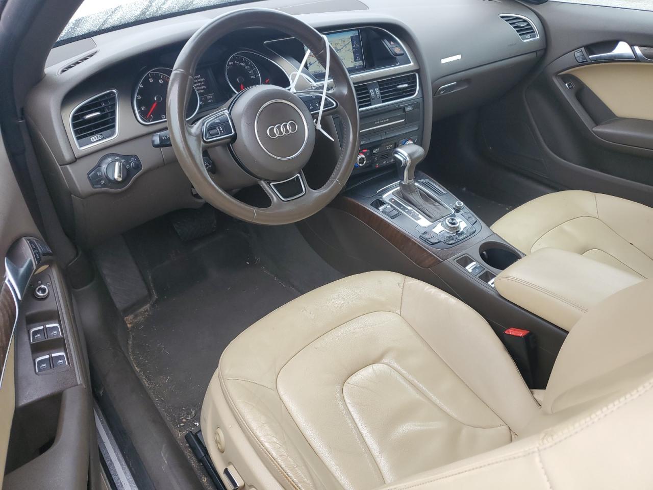 2013 Audi A5 VIN WAUJFAFH3DN008816 Copart auction photo, front end damage thumbnail 8