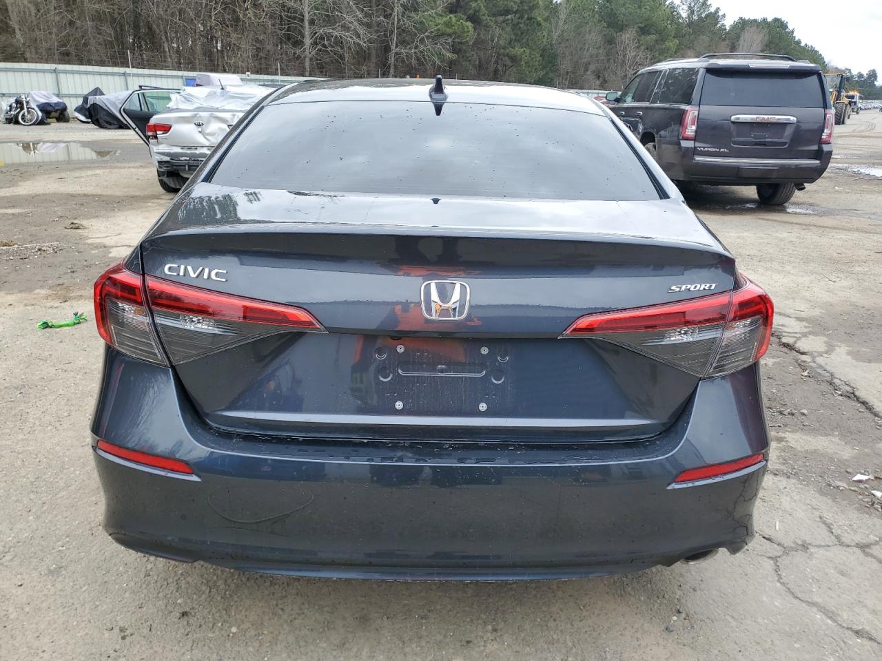 2024 Honda Civic VIN 2HGFE2F54RH586349 Copart auction photo, side / rear end damage thumbnail 6
