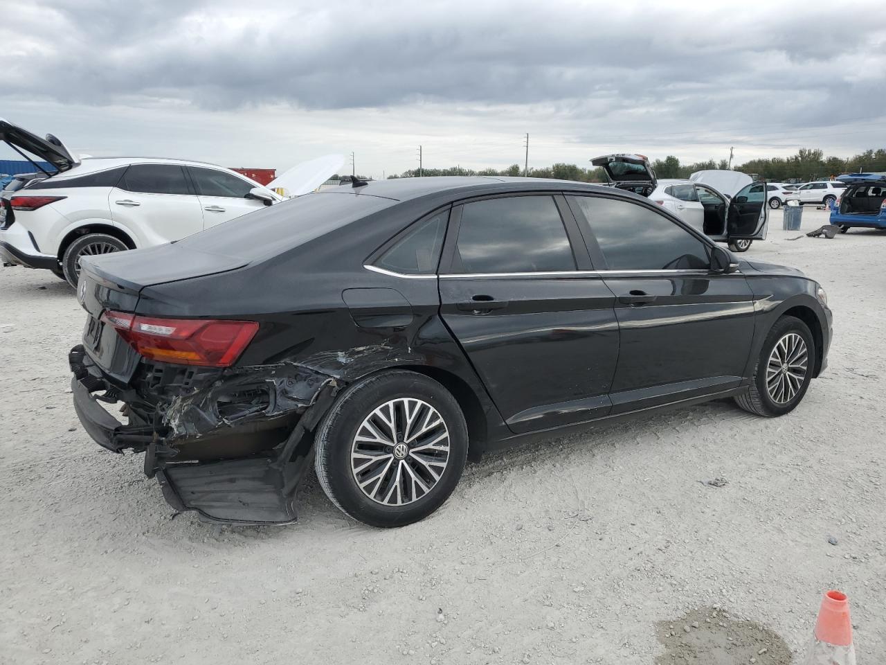 2019 Volkswagen Jetta VIN 3VWCB7BU6KM231062 Copart auction photo, rear end damage thumbnail 3