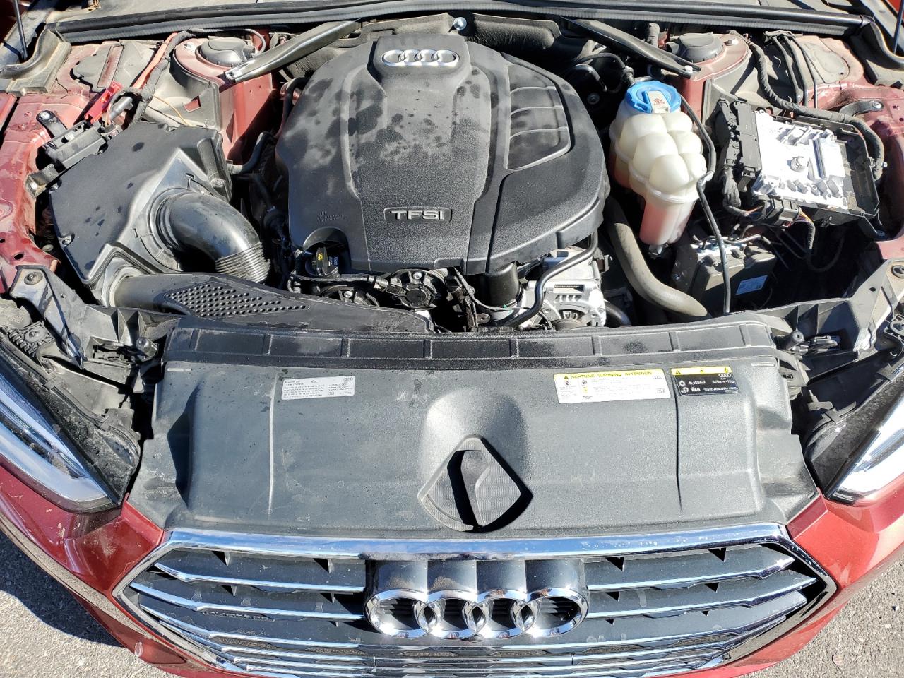 2018 Audi A5 VIN WAU2NGF54JN009016 Copart auction photo, rear end / side damage thumbnail 11