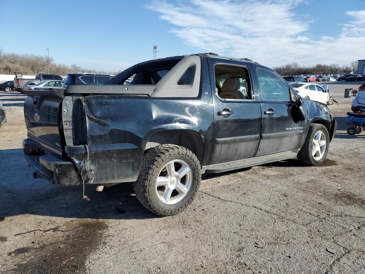 2007 Chevrolet Avalanche VIN 3GNFK12397G169528 Copart auction photo, all over damage thumbnail 3