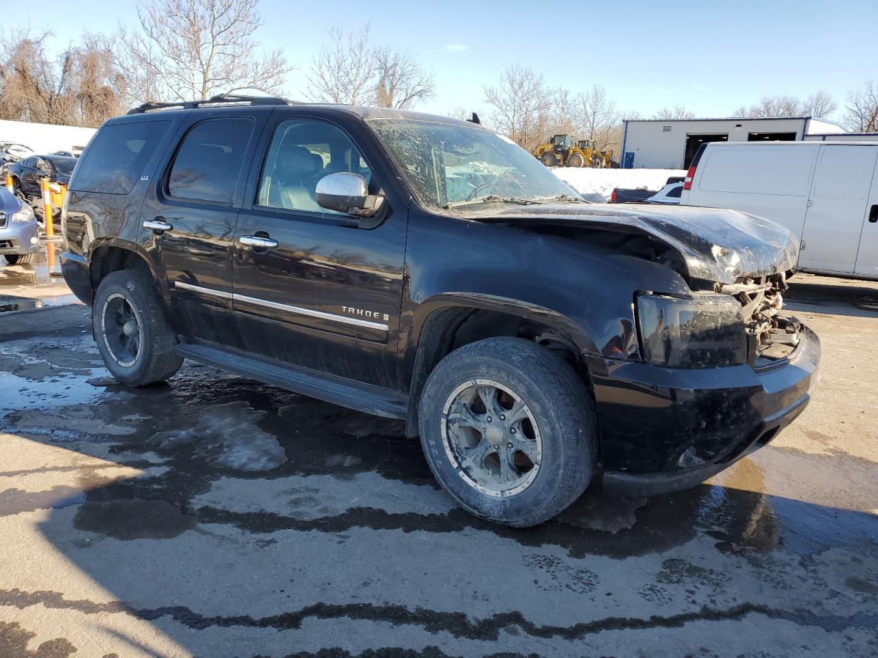2009 Chevrolet Tahoe VIN 1GNFK33029R219222 Copart auction photo, front end damage thumbnail 4