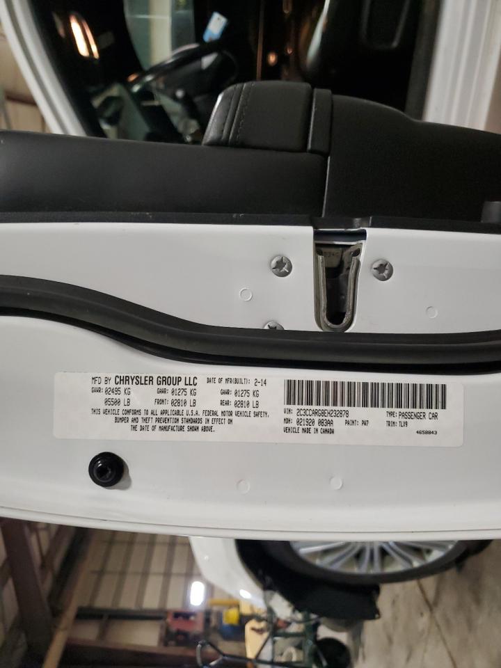 2014 Chrysler 300 VIN 2C3CCARG8EH232878 Copart auction photo, front end / minor dent/scratches damage thumbnail 12