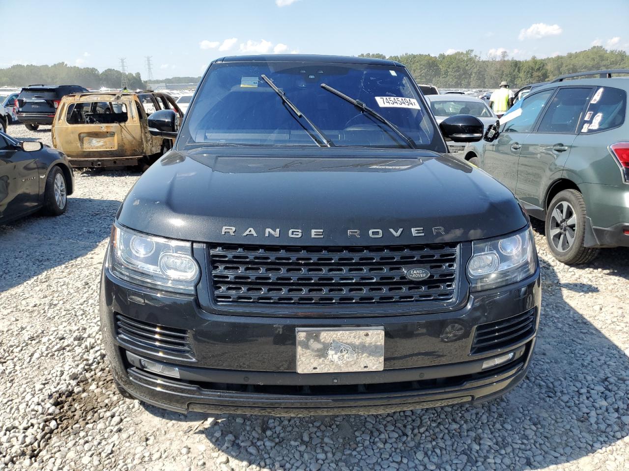2017 Land Rover Range Rover VIN SALGR2FK7HA354525 Copart auction photo, undercarriage damage thumbnail 5
