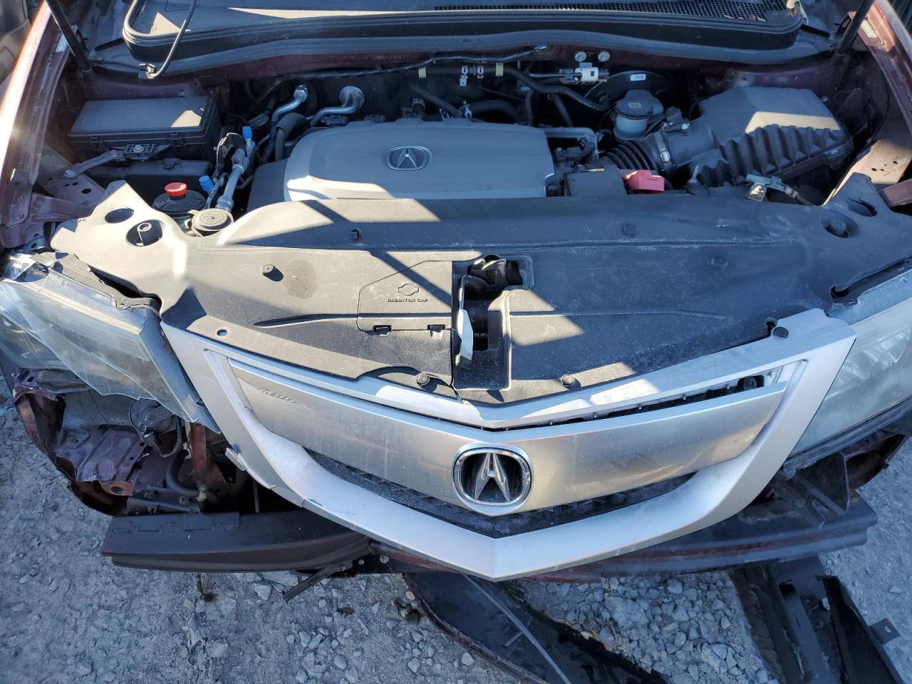 2012 Acura MDX VIN 2HNYD2H37CH544331 Copart auction photo, front end damage thumbnail 12