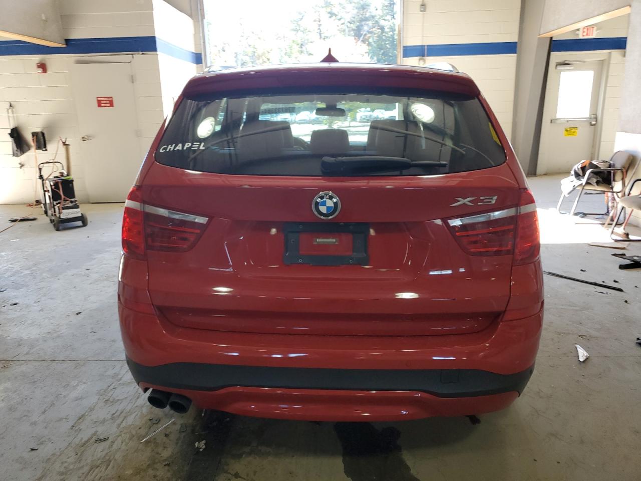 2017 BMW X3 VIN 5UXWX7C54H0U42649 Copart auction photo, front end / undercarriage damage thumbnail 6