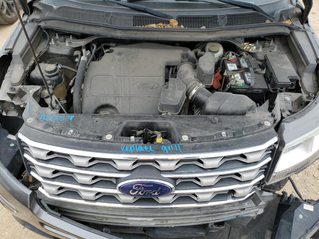 2016 Ford Explorer VIN 1FM5K7D82GGA25018 Copart auction photo, front end / minor dent/scratches damage thumbnail 12