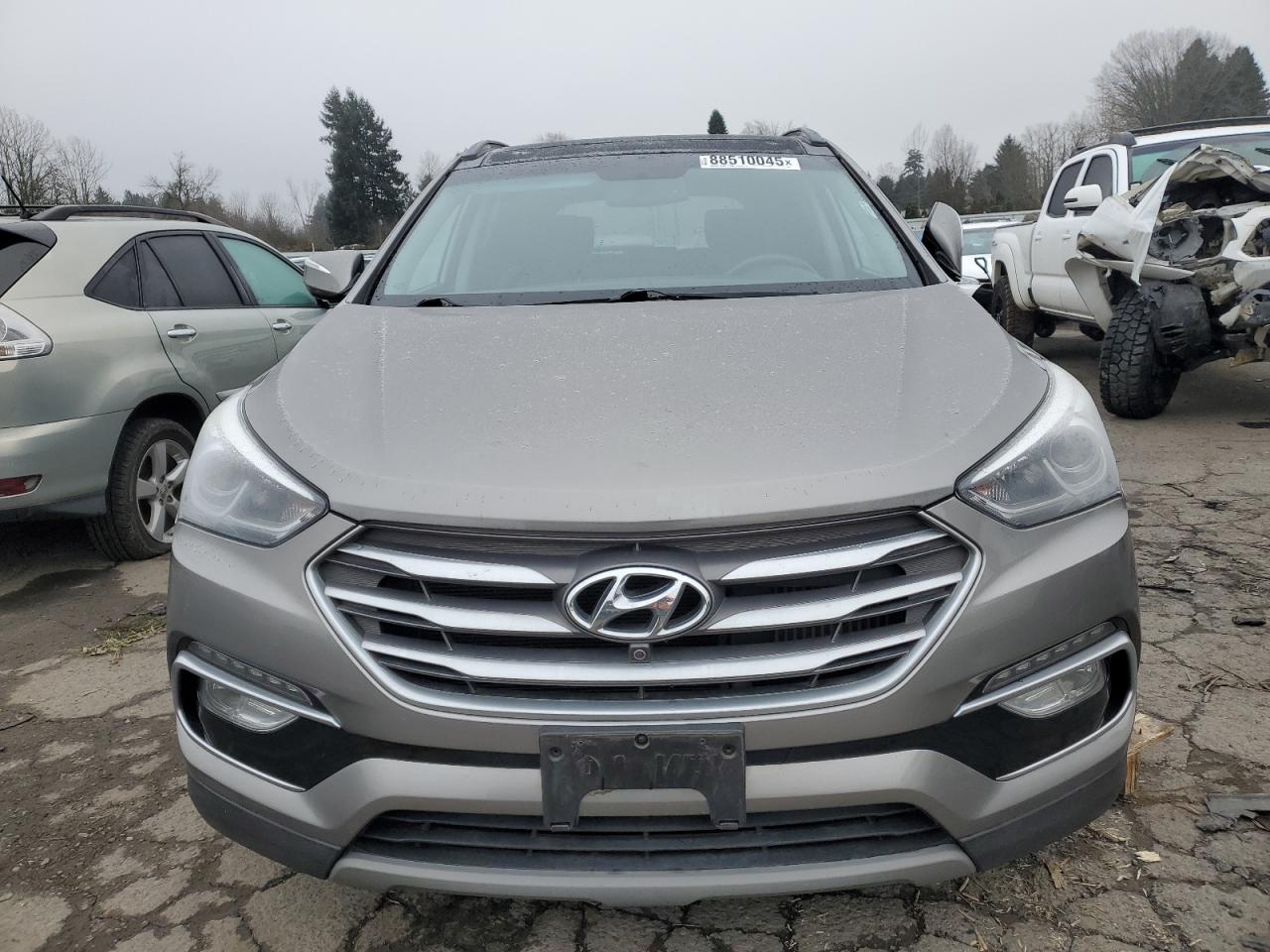 2018 Hyundai Santa Fe VIN 5NMZWDLA3JH100497 Copart auction photo, undercarriage damage thumbnail 5