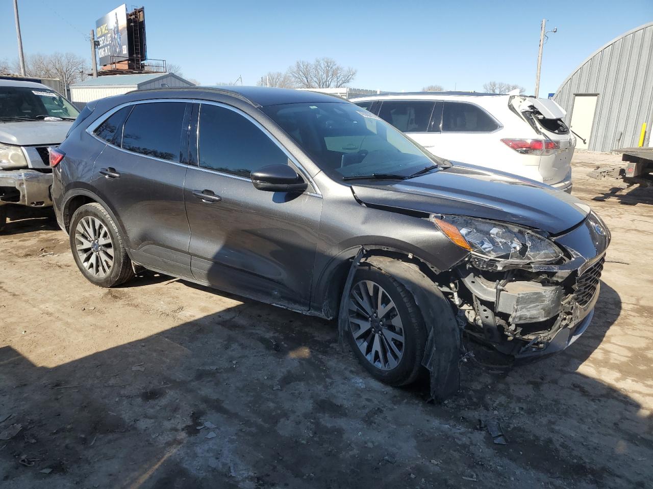 2020 Ford Escape VIN 1FMCU9J92LUB45598 Copart auction photo, front end damage thumbnail 4