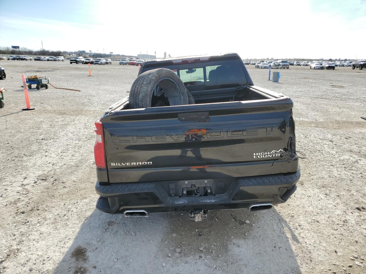 2020 Chevrolet Silverado VIN 1GCUYHEL6LZ279756 Copart auction photo, rollover damage thumbnail 6