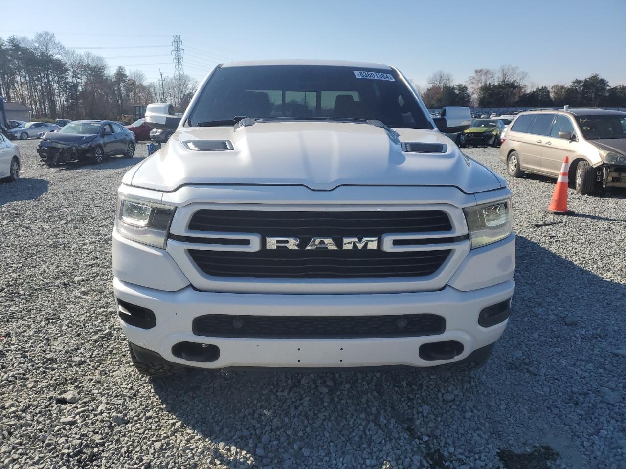 2020 RAM 1500 VIN 1C6SRFJT6LN365307 Copart auction photo, rear end damage thumbnail 5