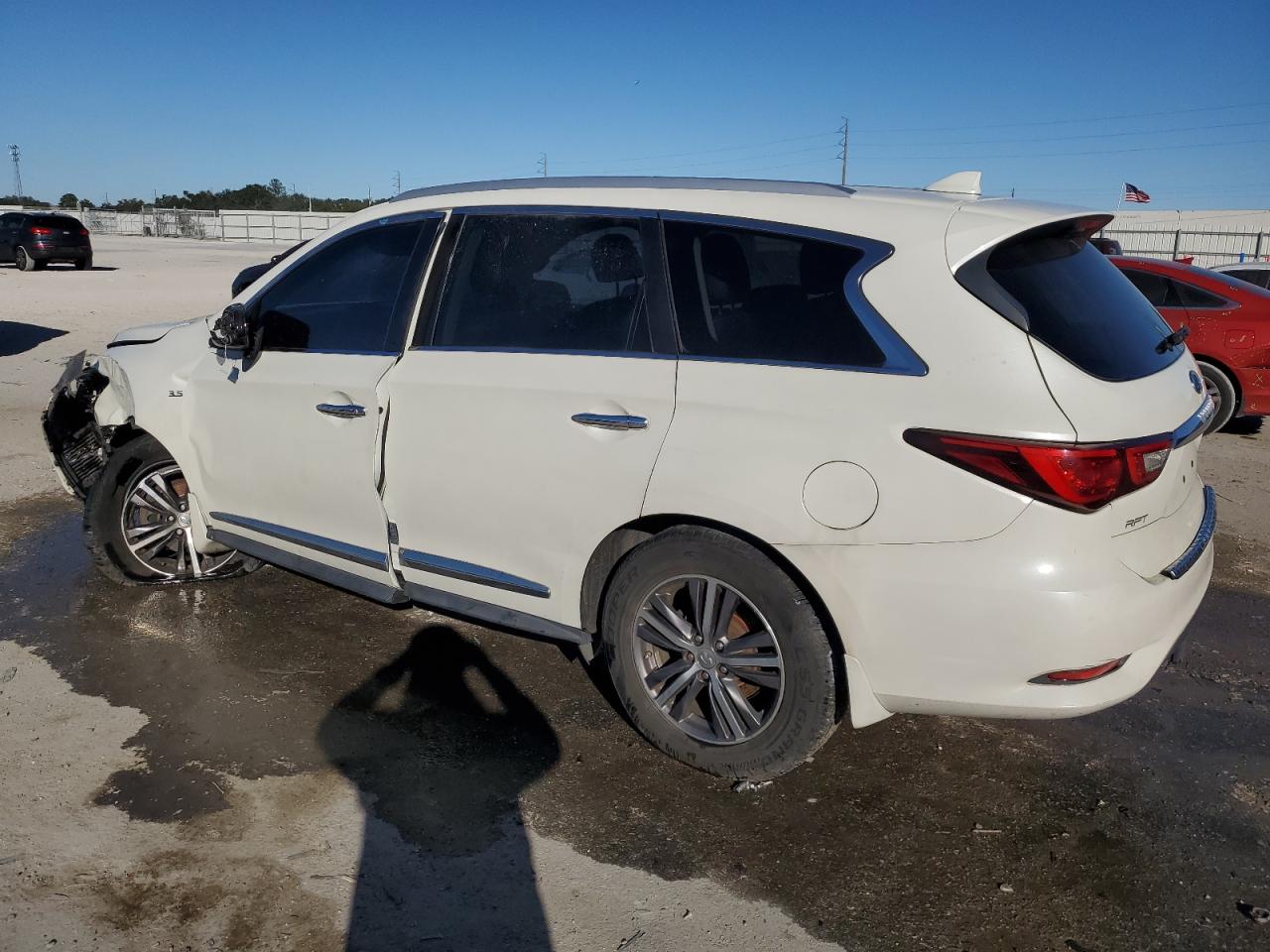 2017 Infiniti QX60 VIN 5N1DL0MN2HC503193 Copart auction photo, undercarriage / front end damage thumbnail 2