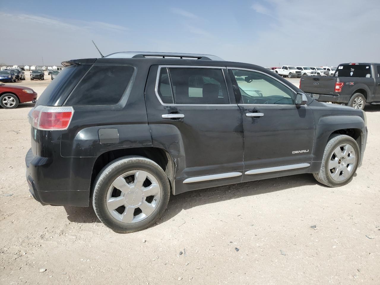 2013 GMC Terrain VIN 2GKFLZE34D6240663 Copart auction photo, front end / side damage thumbnail 3