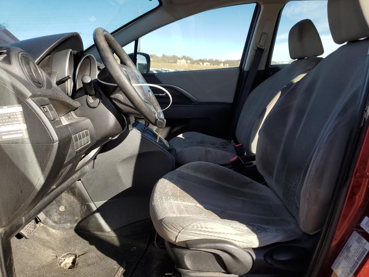 2012 Mazda 5 VIN JM1CW2BL9C0112265 Copart auction photo, front end damage thumbnail 7