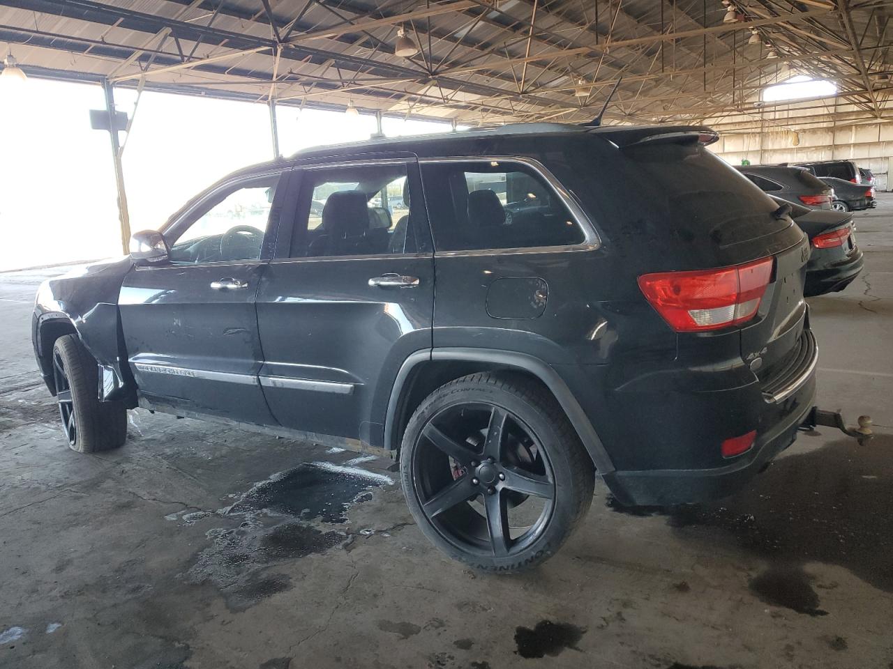 2012 Jeep Grand Cherokee VIN 1C4RJFCTXCC179969 Copart auction photo, front end / side damage thumbnail 2