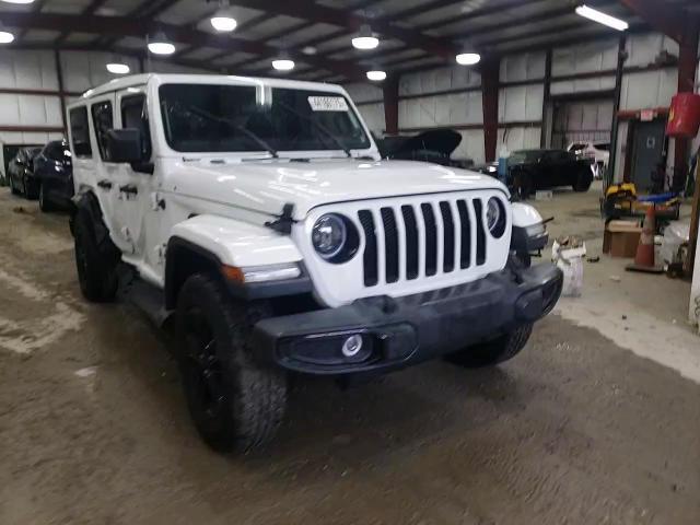 2021 Jeep Wrangler VIN 1C4HJXEG7MW581417 Copart auction photo, side / rear end damage thumbnail 11