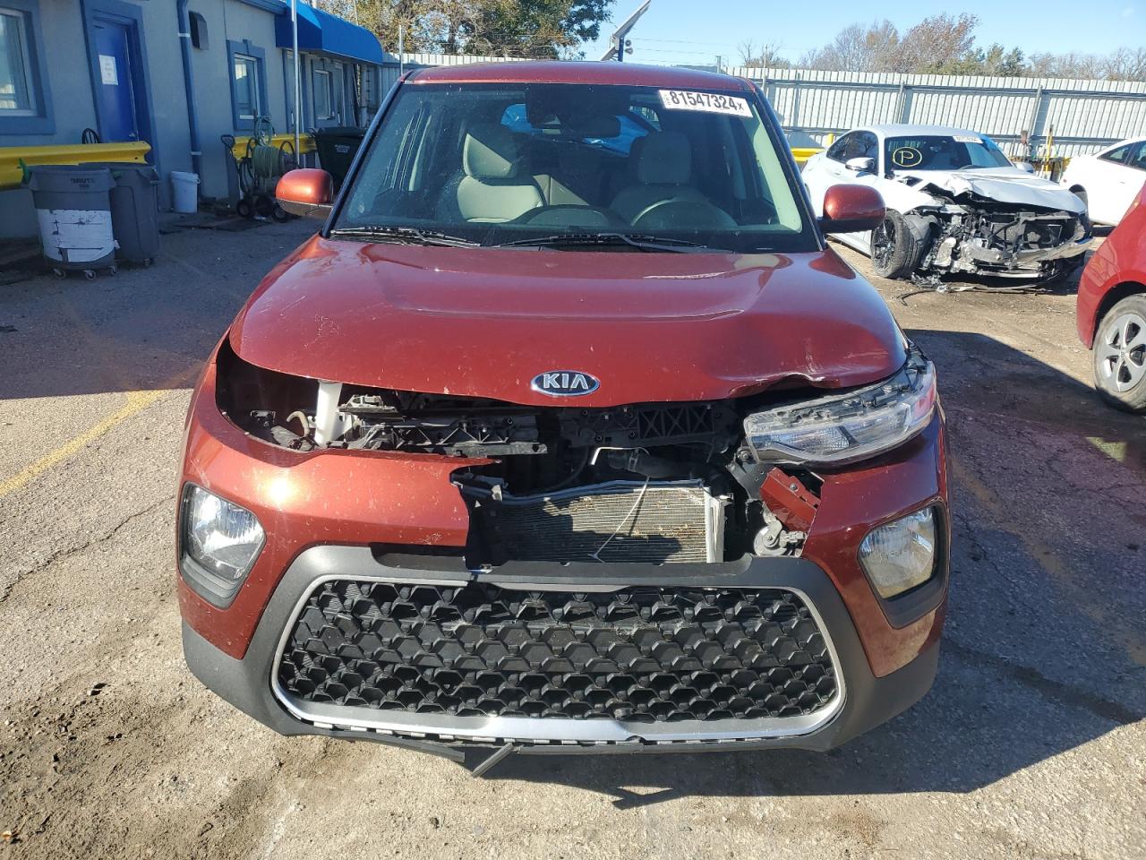 2020 KIA Soul VIN KNDJ23AU4L7078407 Copart auction photo, front end damage thumbnail 5