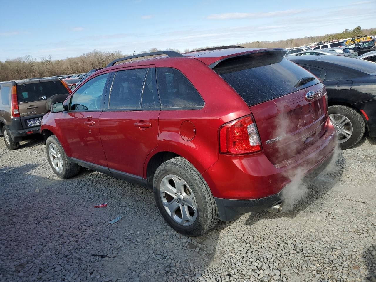 2013 Ford Edge VIN 2FMDK3JC8DBC15793 Copart auction photo, front end / all over damage thumbnail 2