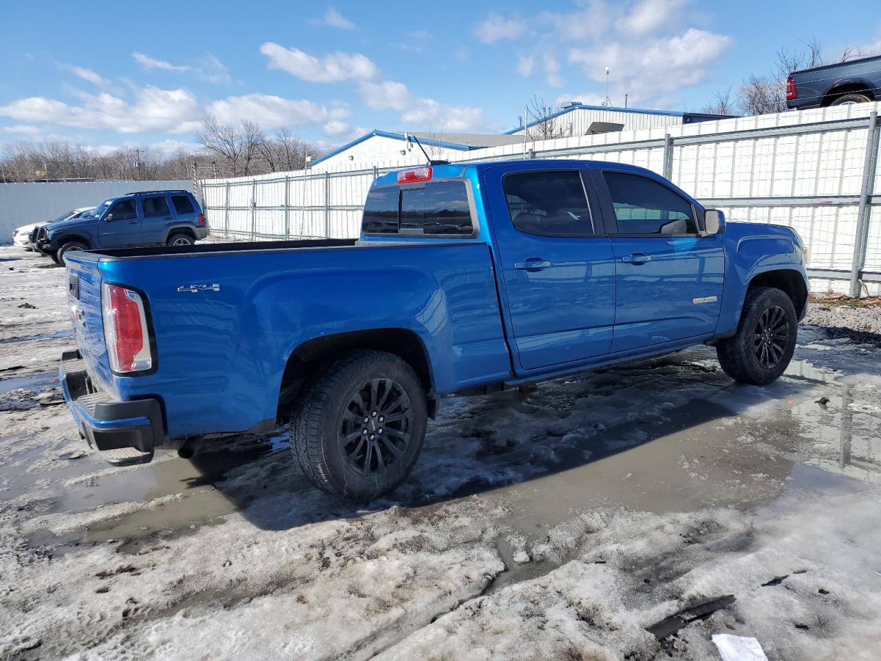 2021 GMC Canyon VIN 1GTG6CEN2M1140540 Copart auction photo, rear end / side damage thumbnail 3
