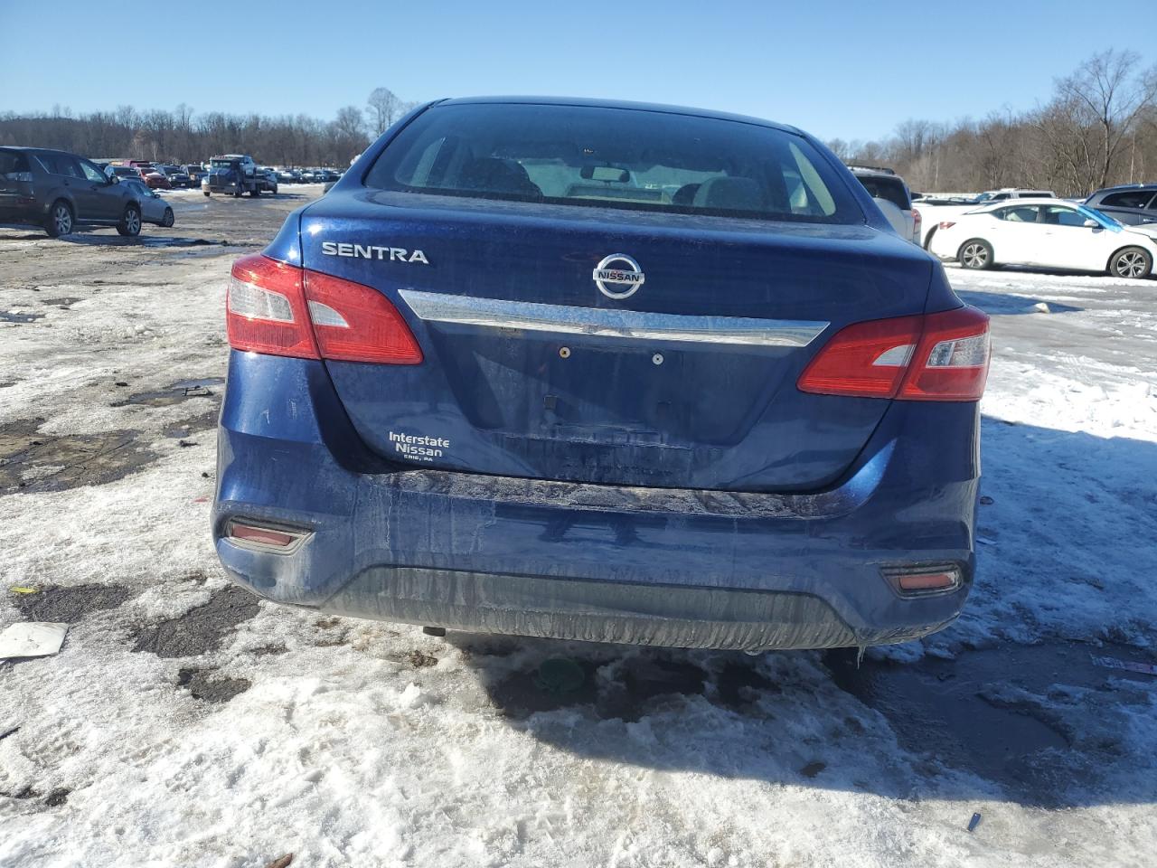 2019 Nissan Sentra VIN 3N1AB7AP0KY210306 Copart auction photo, front end / side damage thumbnail 6