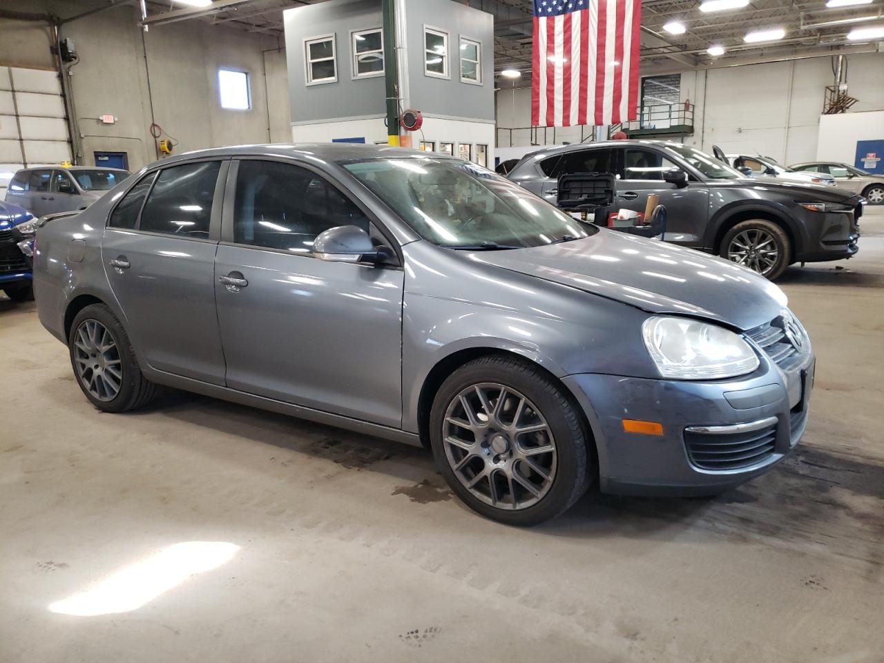 2009 Volkswagen Jetta VIN 3VWRA71K59M032737 Copart auction photo, mechanical damage thumbnail 4