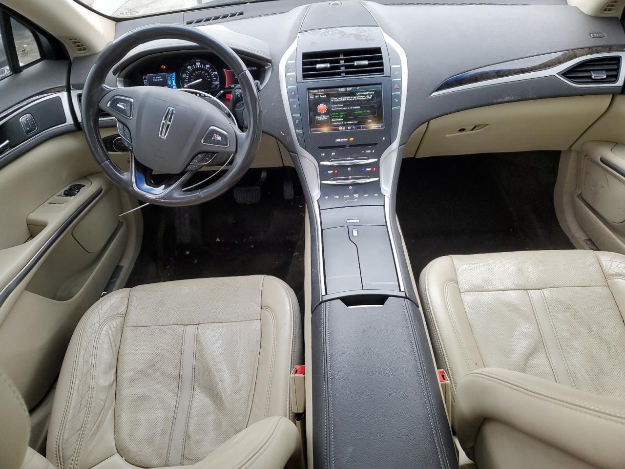 2015 Lincoln MKZ VIN 3LN6L2LU2FR622809 Copart auction photo, front end / rear end damage thumbnail 8