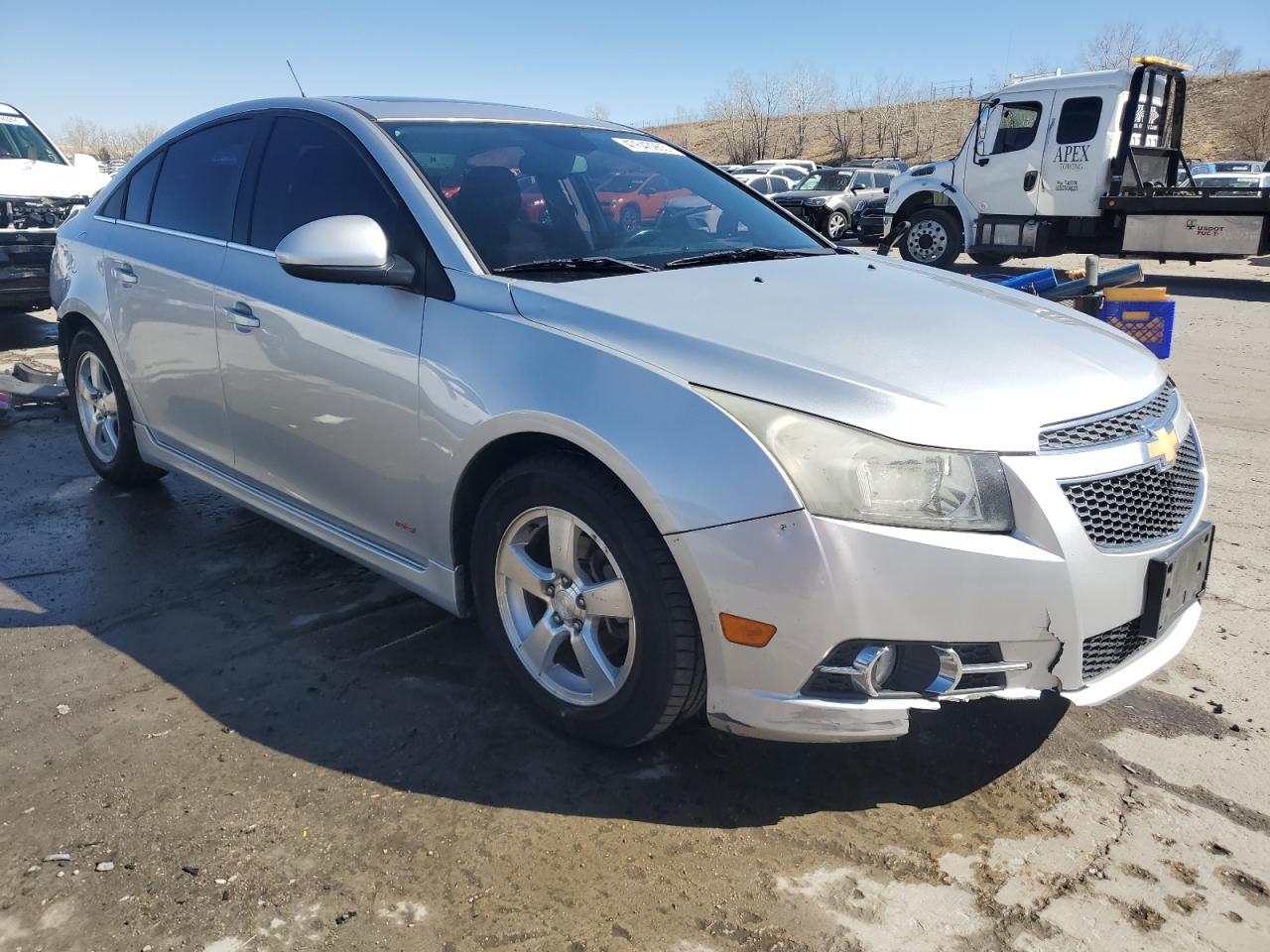 2012 Chevrolet Cruze VIN 1G1PF5SC8C7375740 Copart auction photo, rear end / front end damage thumbnail 4