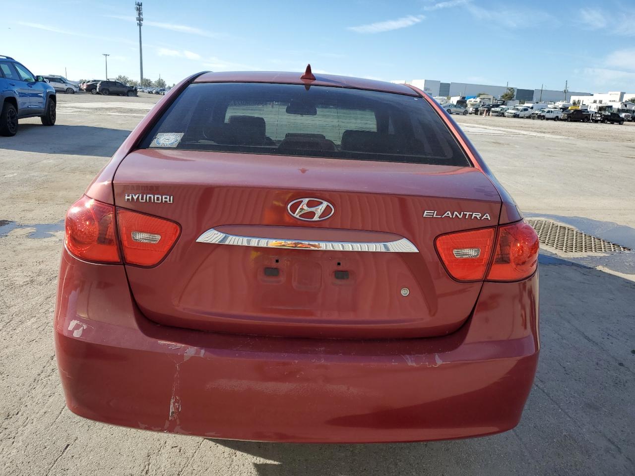 2010 Hyundai Elantra VIN KMHDU4AD3AU086814 Copart auction photo, all over damage thumbnail 6