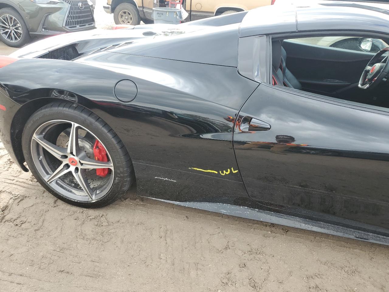 2014 Ferrari 458 VIN ZFF68NHA9E0203538 Copart auction photo, water/flood damage thumbnail 12