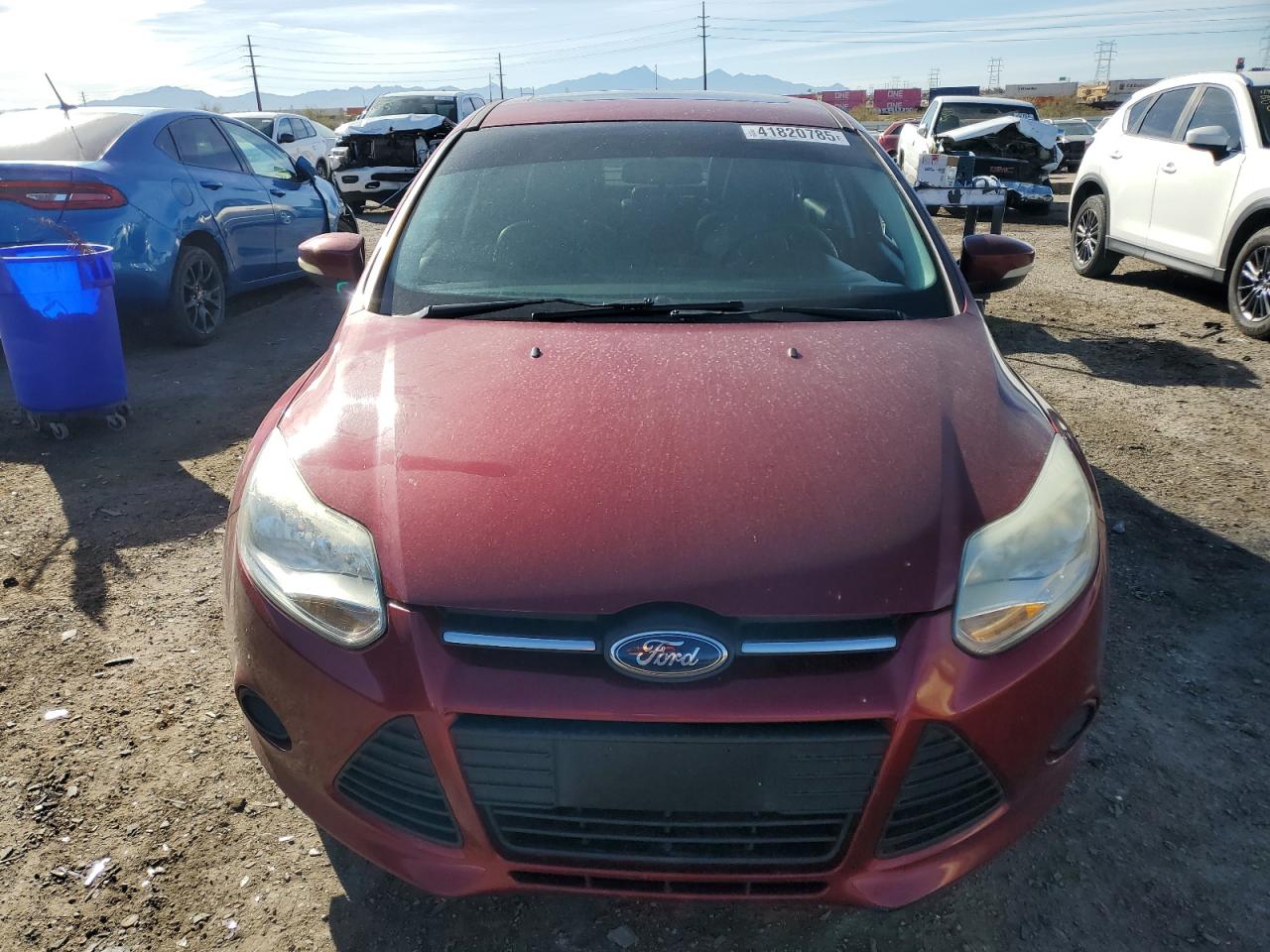 2013 Ford Focus VIN 1FADP3F27DL112926 Copart auction photo, rear end damage thumbnail 5