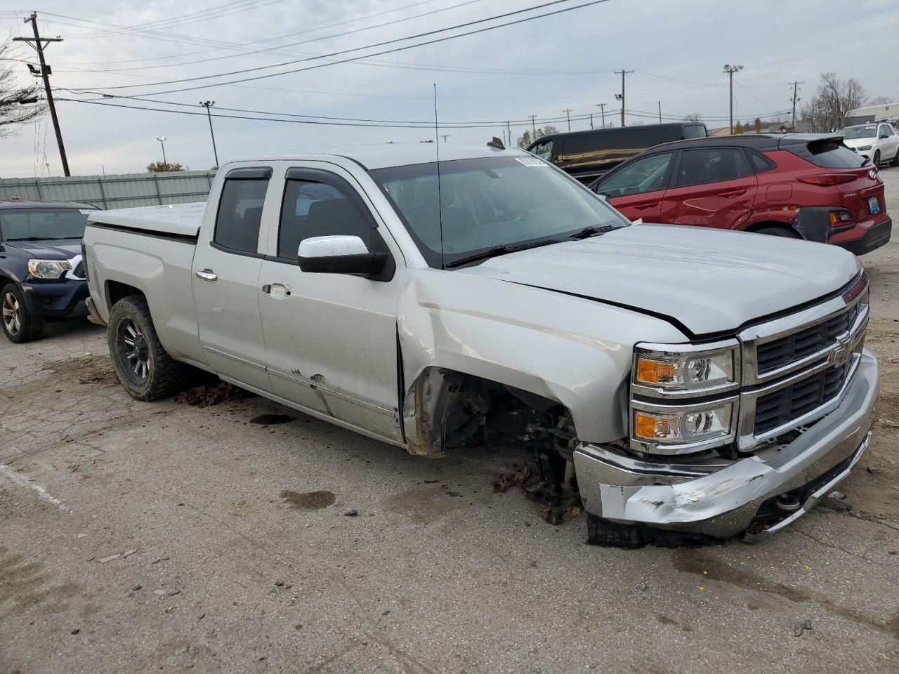 2014 Chevrolet Silverado VIN 1GCVKSEC9EZ244165 Copart auction photo, all over damage thumbnail 4