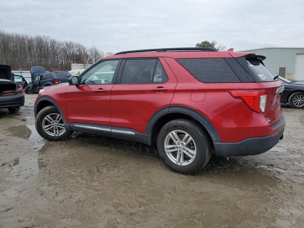 2020 Ford Explorer VIN 1FMSK8DH3LGD13889 Copart auction photo, front end / minor dent/scratches damage thumbnail 2