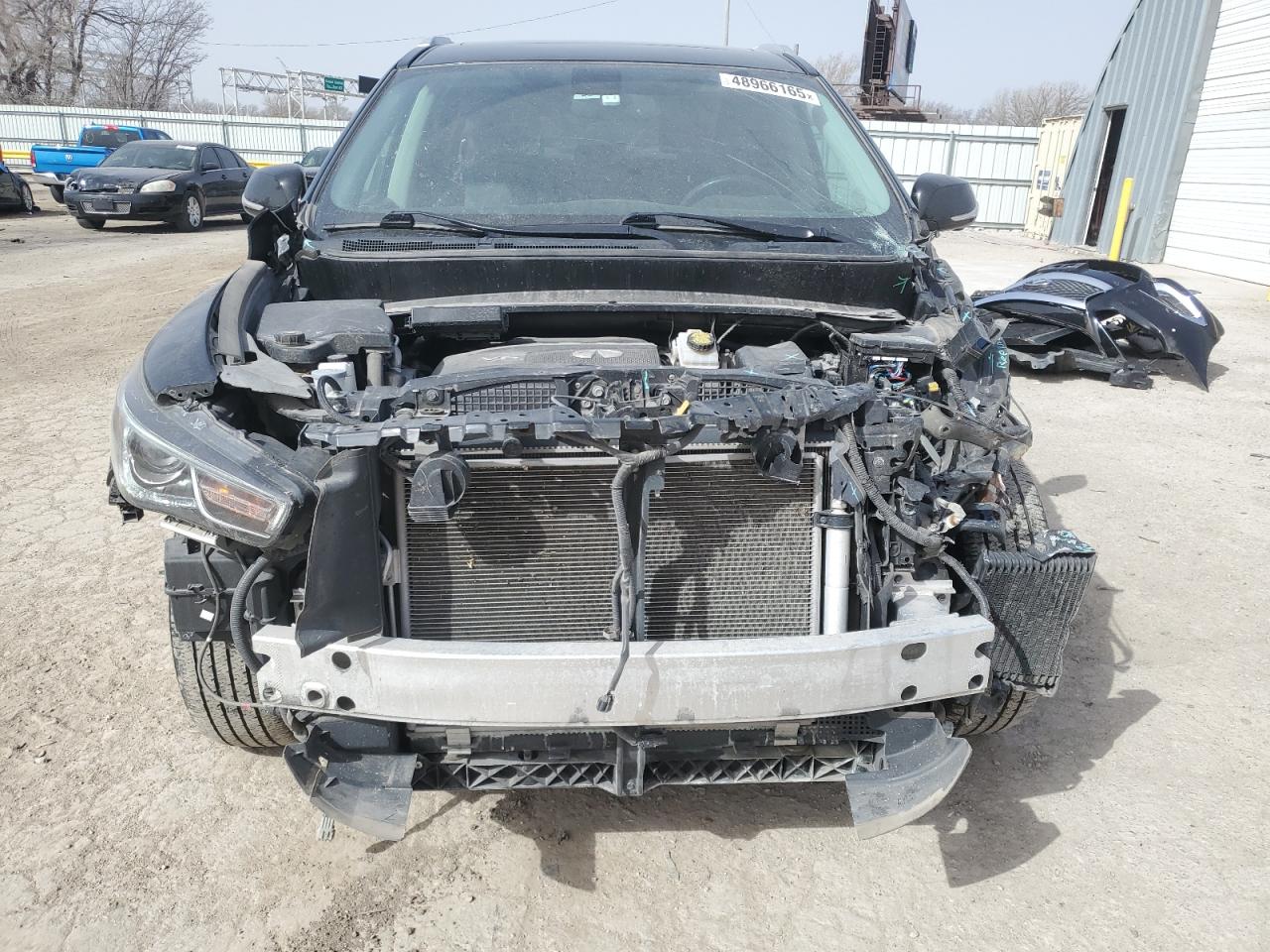 2017 Infiniti QX60 VIN 5N1DL0MM9HC554665 Copart auction photo, front end damage thumbnail 5