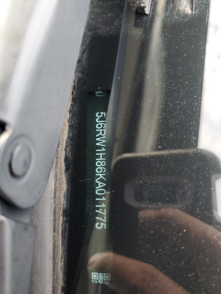 2019 Honda CR-V VIN 5J6RW1H86KA011775 Copart auction photo, side damage thumbnail 13