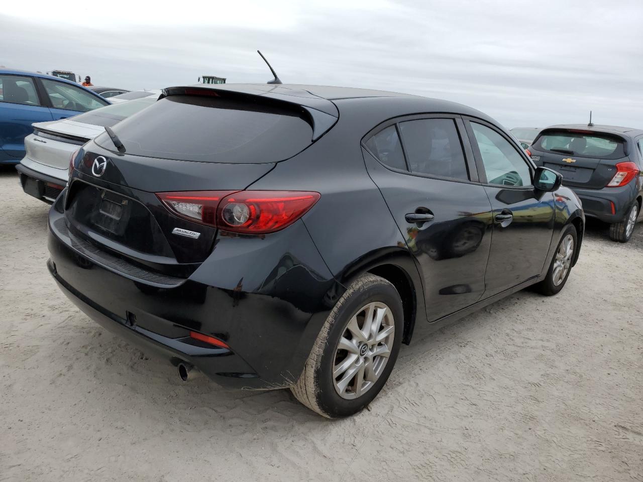 2017 Mazda 3 VIN JM1BN1K71H1127131 Copart auction photo, water/flood damage thumbnail 3