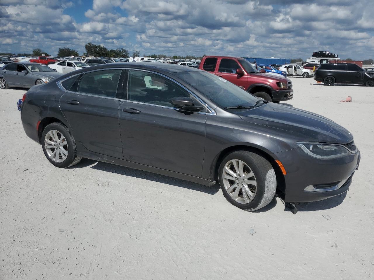 2016 Chrysler 200 VIN 1C3CCCAG6GN194858 Copart auction photo, side damage thumbnail 4