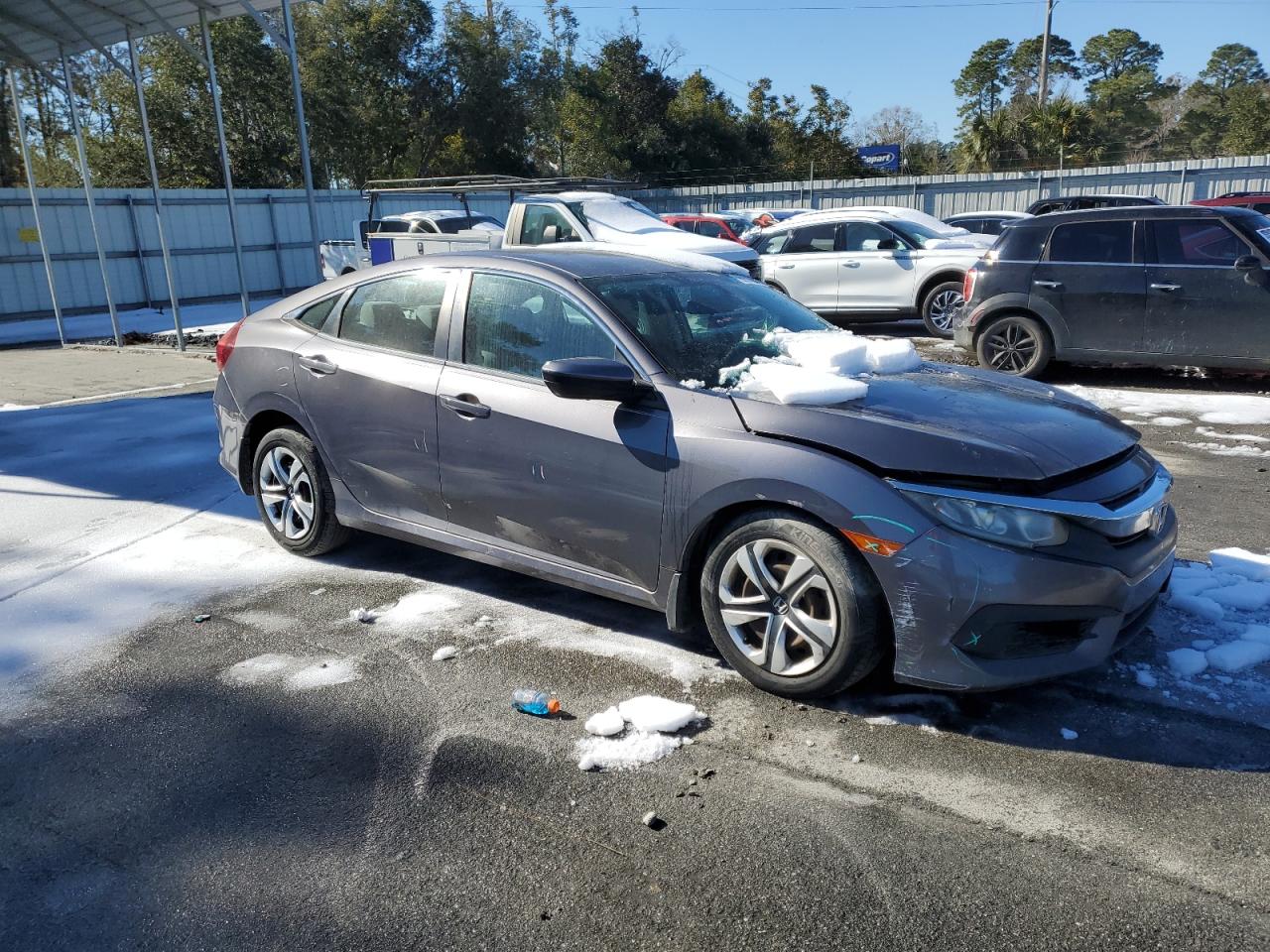 2016 Honda Civic VIN 19XFC2F55GE038275 Copart auction photo, front end damage thumbnail 4